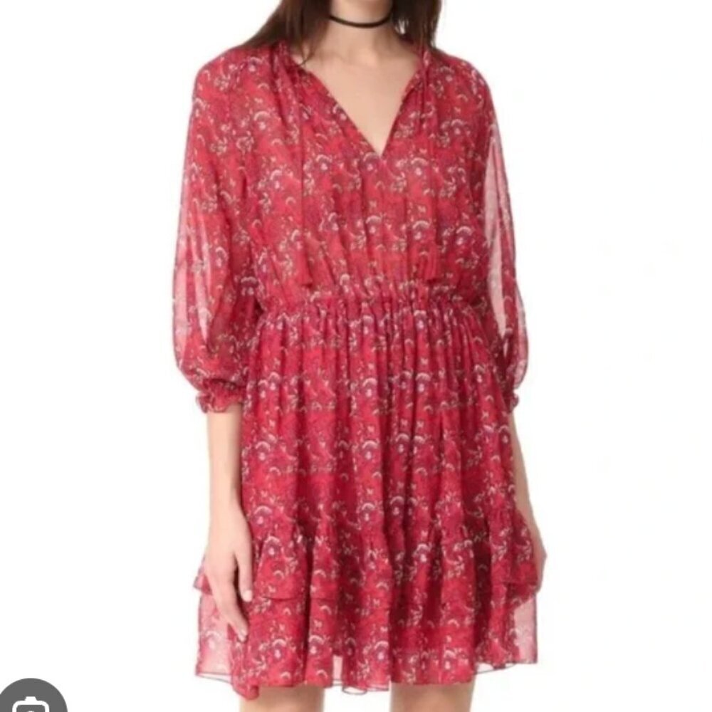 Ulla Johnson Ruby Red Ollie Dress